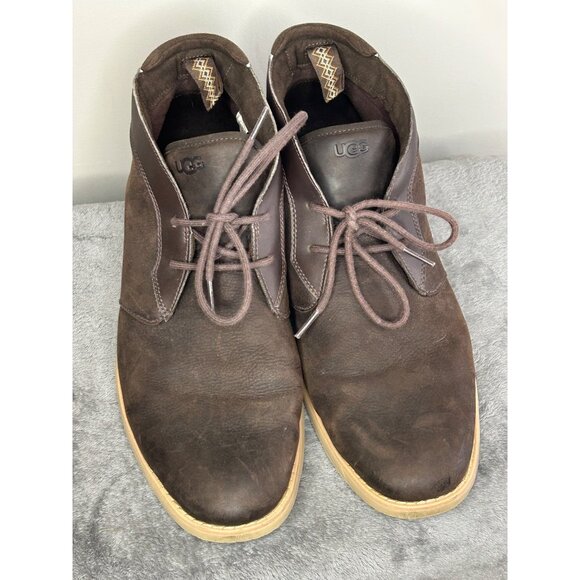 UGG Union Chukka Waterproof boots Men’s sz 13 brown - Picture 1 of 7